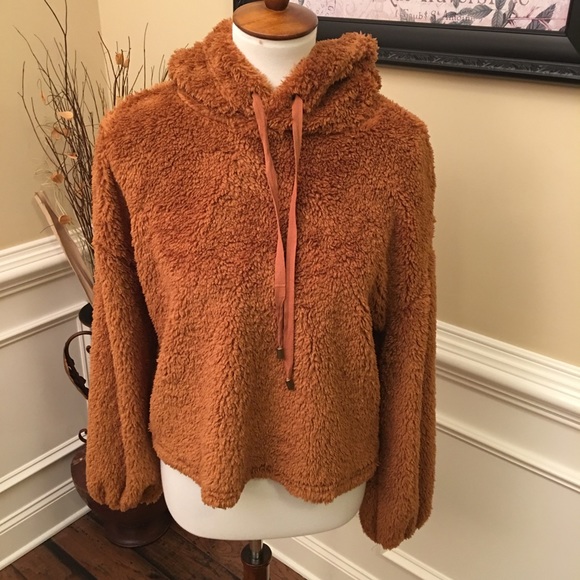 Z Supply Tops - Z Supply Sherpa Pullover Hoodie Sz S